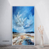 Hand Painted Oil Paintings Impression Landscape Abstract Wall Art Size