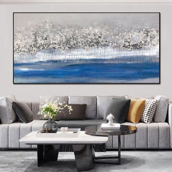 Hand Painted Textured Acrylic Canvas Art New Abstract Oil Painting Wall Decor As
