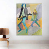 Hand Painted Abstract Hand Painted Figure Oil Paintings Decors Canvas Wall Art As