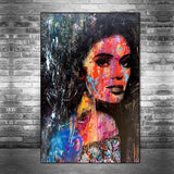 Hand Painted Street Art Oil Paintings Hand Painted Modern Classic Figures Abstracts