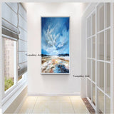 Hand Painted Oil Paintings Impression Landscape Abstract Wall Art Size