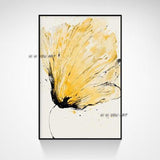 Hand Painted Abstract Wall Many Kinds Flowers Minimalist Modern On Canvas Decorative