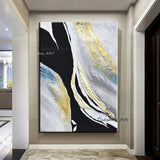 Oil Paintings Hand Painted Wall Art Abstract Landscape Hand Painted Bedroom Artwork