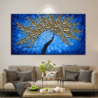 Best Hand Painted Palette Knife Flowers Oil Paintings Abstract Canvas Painting Modern Decoration Wall Art