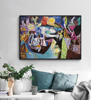 Picasso Famous painting aritist Hand Painted Canvas Painting Figure work wall art for Oil Painting