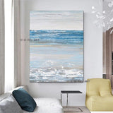 wall Painting Hand Painted Beach Landscape Canvas Decor