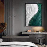 Minimalist Wall Art Texture Canvas Painting Abstract and Postmodern Room Decor