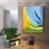 New Abstract Landscape Oil Painting Canvas Art Hand Painted Wall Painting Canvas Art Artwork