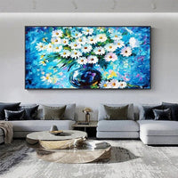 Hand Painted Flowers Tree Abstract Morden Oil Paintings Canvas On Ca Nvas Art Bedroom Decoration