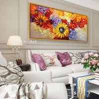 oil painting Hand Painted landscape oil painting wall art picture flower oil painting bedroom decoration