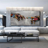 Hand Painted Art Oil Painting Hand Painted Modern Classic Street Art Retro Abstracts