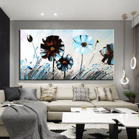 Flower Paintings Abstract Oil Painting Wall Art Modern Hand Painted Oil Painting On Canvas Unframe