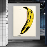 Hand Painted Andy Warhol banana Pop Art Oil Painting Canvass Decor