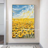 leinwand malerei Handgemalte 3D leinwand blume ölgemälde landschaft ölgemälde wandkunst bild für wohnzimmer schlafzimmer