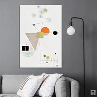 Modern Wassily Kandinsky Hand Painted Modern Simple Art Oil Paintingss