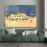 Hand Painted Van Gogh Famous Oil Painting Home in Arles Canvas