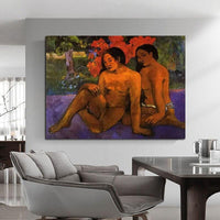 Paul Gauguin Hand Painted Oil Painting Golden Body Abstract Classic Retro Wall Art Room Decor