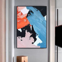 Hand Painted Modern Canvas Art Heavy Texture Abstract Oil Painting Art