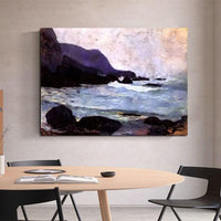 Paul Gauguin Hand Painted Oil Painting Bellonna Beach Abstract Landscape Classic Retro Wall Art Decor