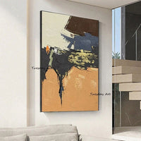 Hand Painted Modern Oil Painting Abstract Canvass