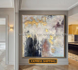 Abstract gold flower Painting Hand Painted Canvas Painting Modern Art Hotel Decorative Painting painting