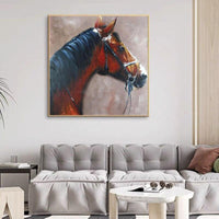 Modern Abstract Oil Painting Animal Hand Painted Canvas Oil Paintings Horse On Canvas Wall Art for Home Mural Decor As