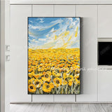 leinwand malerei Handgemalte 3D leinwand blume ölgemälde landschaft ölgemälde wandkunst bild für wohnzimmer schlafzimmer