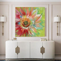 Beautiful Sunflowers Hand Painted Canvas Oil Painting Art Posters Wall Canvas Ass