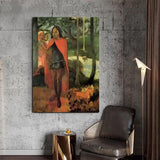 Hand Painted Oil Painting Paul Gauguin The Wizard of Khivawa Island Abstract Classic Retro Wall Art Decor