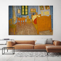 Hand Painted Van Gogh Famous Oil Painting Arles bedroom Canvas Wall Art Decoration