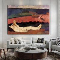 Hand Painted Art Oil Painting Paul Gauguin Lost his virginity Impressionism People Abstract Room Decors