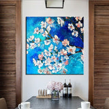 Hand Painted Art Oil Painting Landscape Knife Flower Modern Abstract Canvass