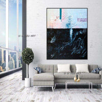 Abstract Canvas Wall Art Contemporary Expressionism Colorful Modern Hand Painted Decoration Office Living Room