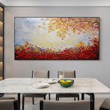 Hand Painted Abstract Canvas Oil Painting Beautiful Landscape Decorative Painting