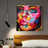 Hand Painted Oil Painting Sexy Lady Figure Portrait Oil Painting Abstract People On Canvas As