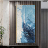 Hand Painted Oil Painting Landscape Abstract Seascape Canvas Painting For Home Hotel Decorative