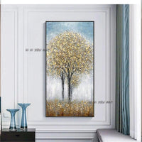 Artist Hand Painted High Quality Modern lucky Tree Oil Paintings On Canvas Abstract Wall Canvas Painting Wall Art Home