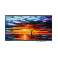 Hand Painted Wall Art Canvas painting Hand Painted Canvas wall For Modern Office Bedroom Landscape