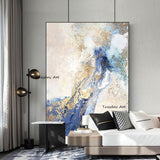 Hand Painted Landscape Oil Painting Modern Abstract Canvas For Bedroom Hand Painted Art