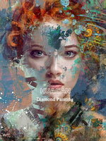 DIY Full Square Diamond Painting Abstract Woman 5D Diamond Portrait Home Decor Diamond Art