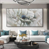 art Hand Painted Modern Flowers Canvas Fashion Art Bedroom decoration