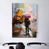 Hand Painted Art Oil Painting Landscape Impression People Abstract Canvas Room Bedroom Decor