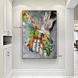 Graffiti Art Colorful And Decorative Wall Art Abstract Canvas Painting Creative And