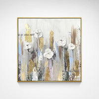 Hand Painted Abstract Flowers Landscape Minimalist Modern On Canvas Decorative