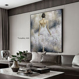 Hand Painted Impressionism Sexy Beauty Oil Painting Naked Girl Canvas Art Giclees