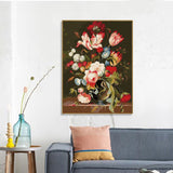 DIY Flower In Vase Painting By Number Kits Handpainted Picture Peony Flower Drawing On Canvas Home Decor DIY Gift 50x65cm