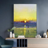 Hand Painted Oil Paintings On Canvas Landscape Abstract Posterss