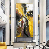 Painting Salon On Canvas Hand Painted Abstract Painting Hand Painted