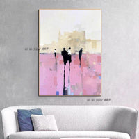 High Quality Abstract Figure Hand Painted Canvas Art Pieces Painting Artwork