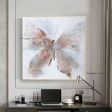 Hand Painted Butterfly Canvas Painting Oil painting Canvas Abstract Animal Wall Art